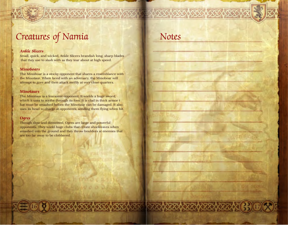 Creatures of narnia | Disney The Chronicles of Narnia: The Lion User Manual | Page 9 / 11