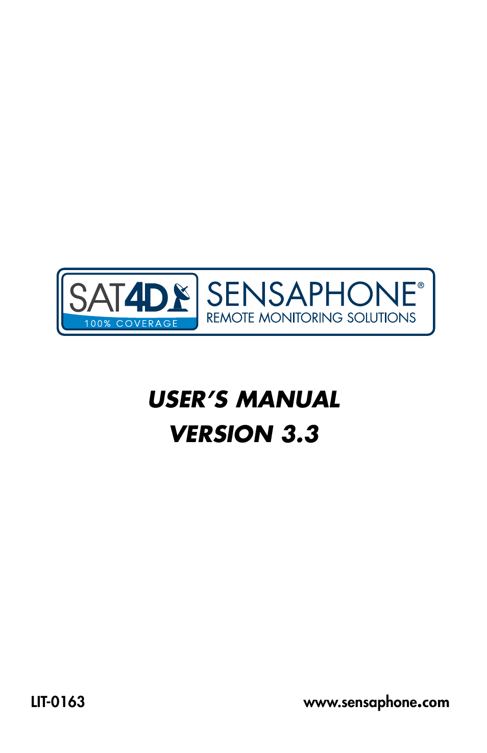 Sensaphone SAT4D User Manual | 32 pages