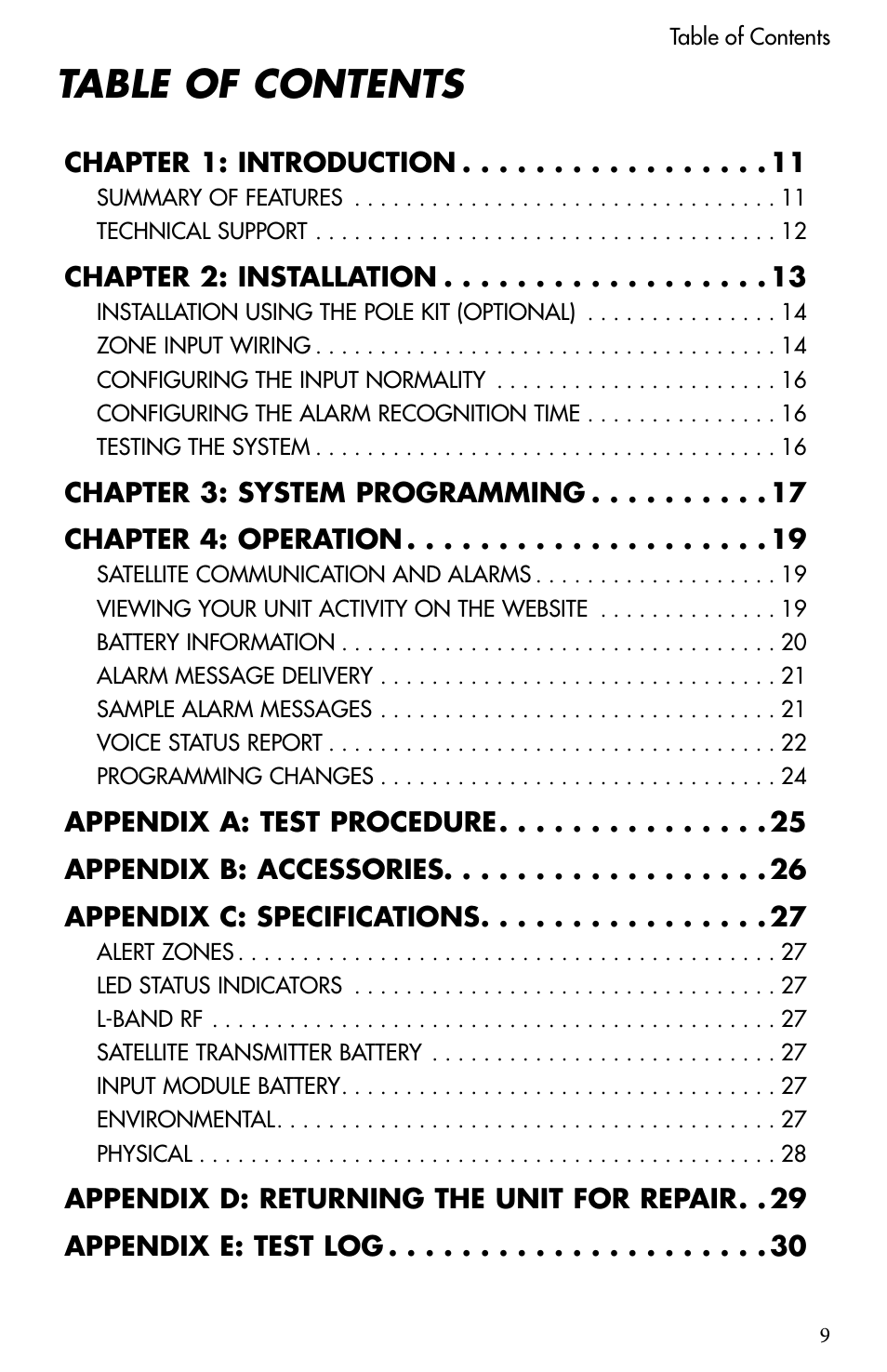 Sensaphone SAT4D User Manual | Page 9 / 32