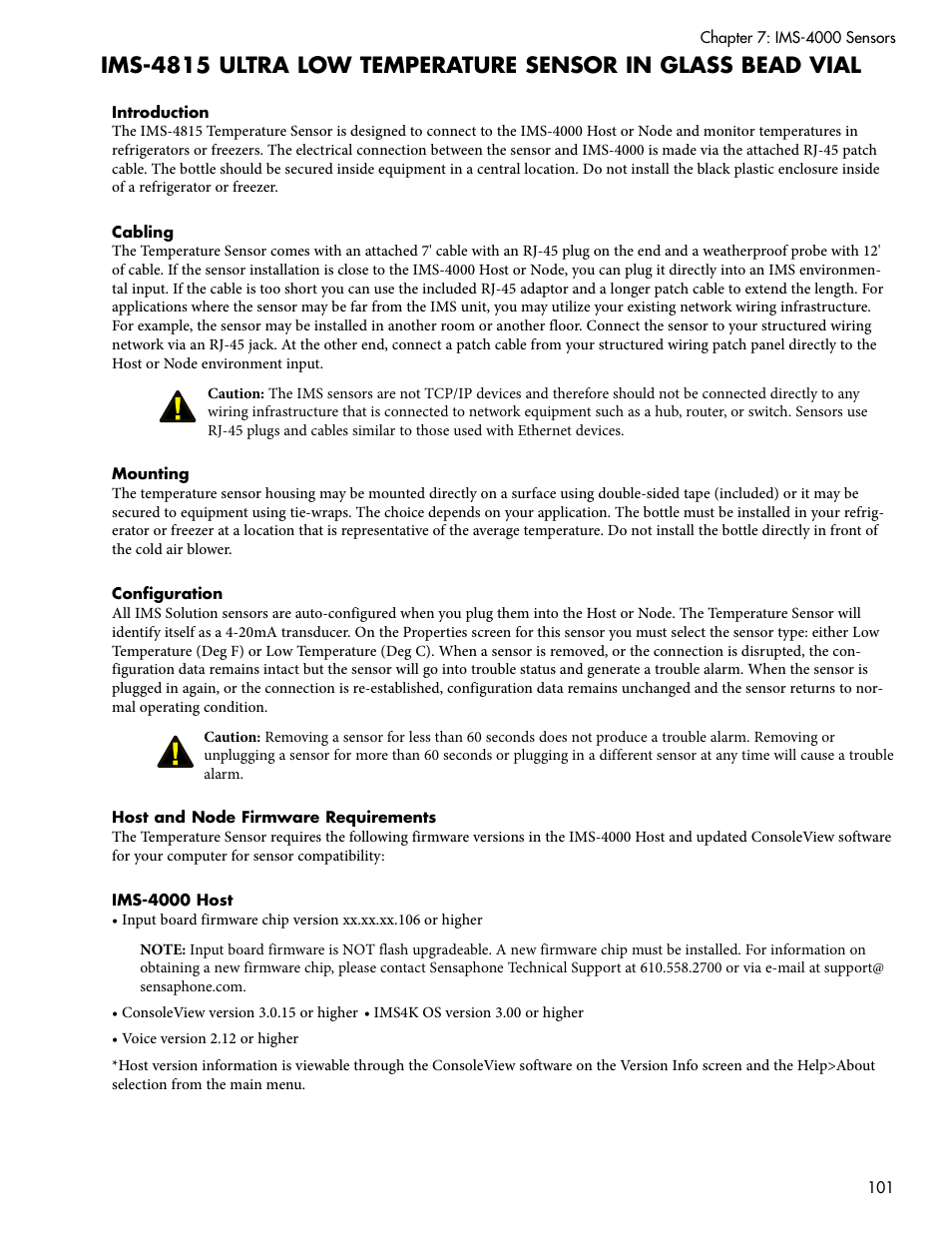 Sensaphone IMS-4000 Users manual User Manual | Page 103 / 142