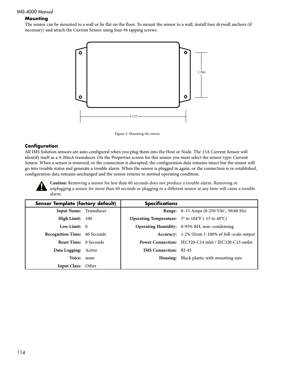 Sensaphone IMS-4000 Users manual User Manual | Page 116 / 142
