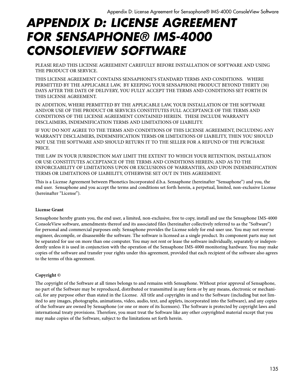 Sensaphone IMS-4000 Users manual User Manual | Page 137 / 142