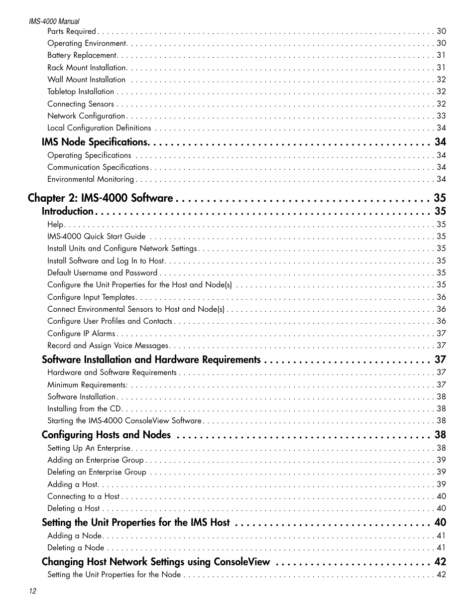 Sensaphone IMS-4000 Users manual User Manual | Page 14 / 142