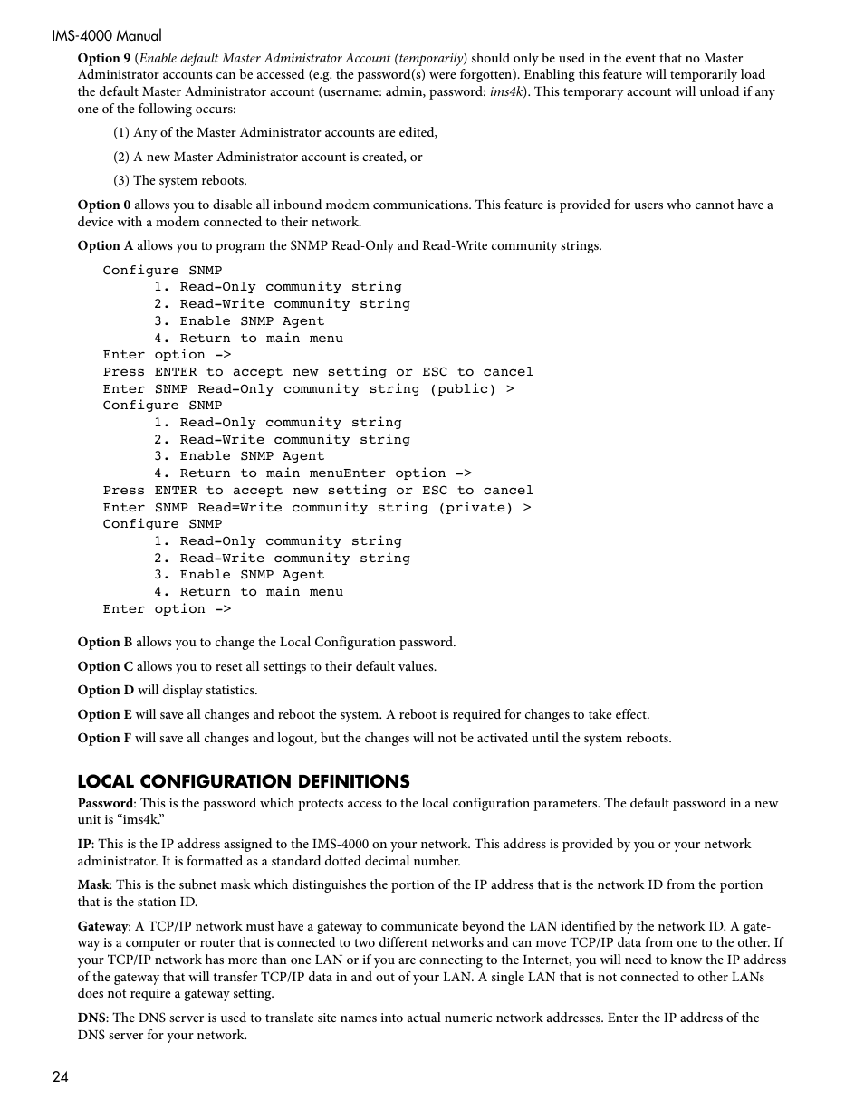 Sensaphone IMS-4000 Users manual User Manual | Page 26 / 142