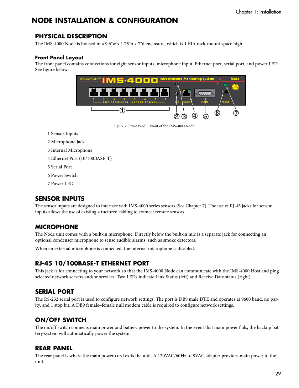 Node installation & configuration | Sensaphone IMS-4000 Users manual User Manual | Page 31 / 142