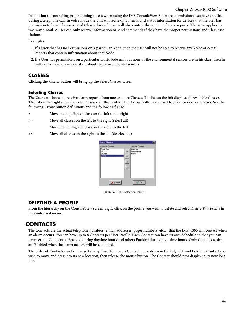 Contacts | Sensaphone IMS-4000 Users manual User Manual | Page 57 / 142