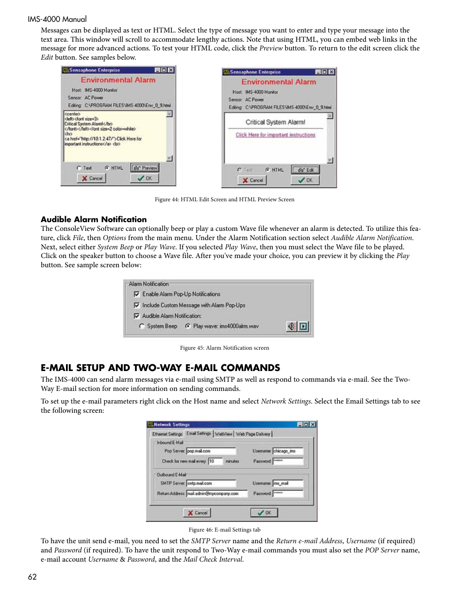 Sensaphone IMS-4000 Users manual User Manual | Page 64 / 142