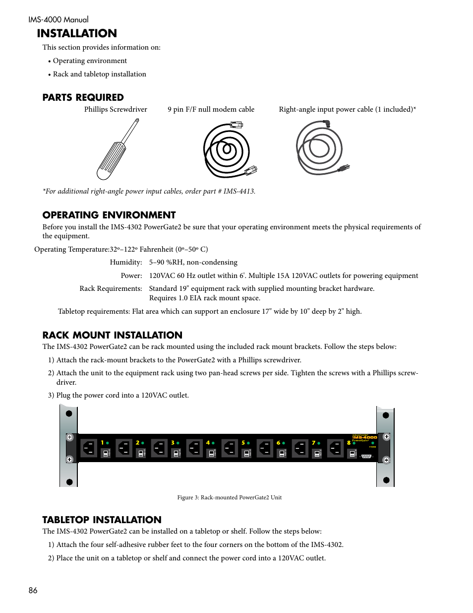 Installation | Sensaphone IMS-4000 Users manual User Manual | Page 88 / 142