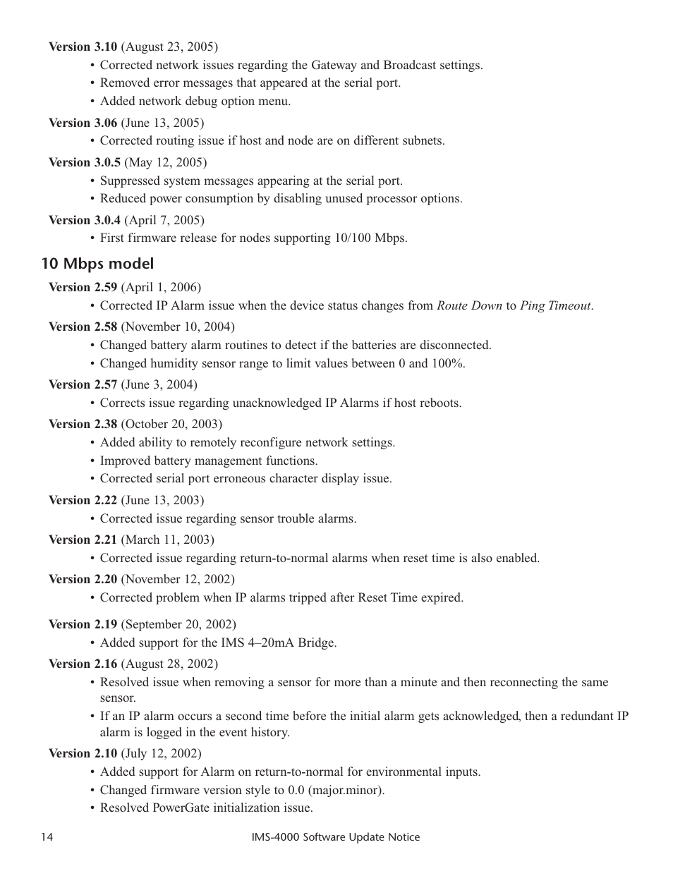 Sensaphone IMS-4000 Upgrade instructions User Manual | Page 14 / 18