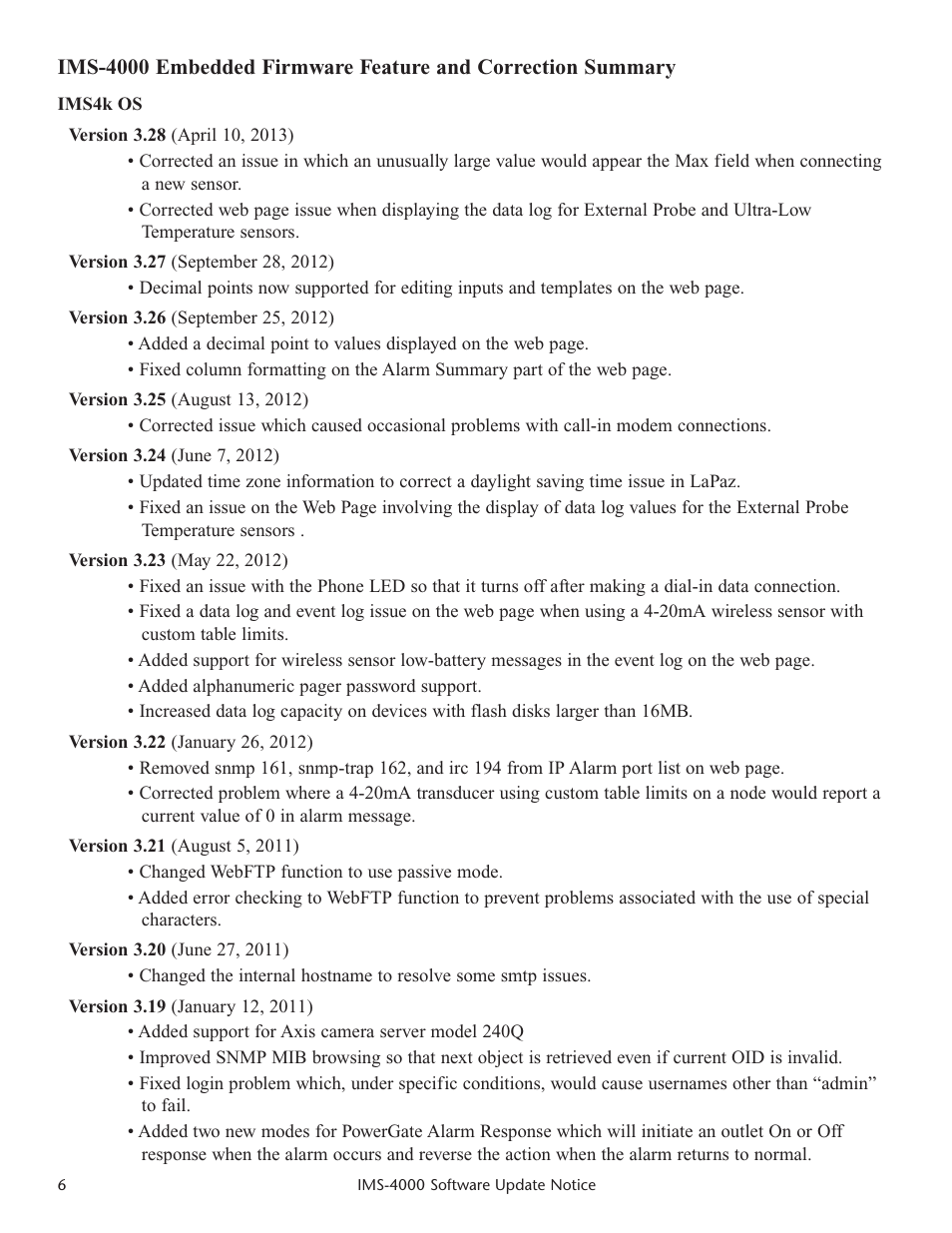 Sensaphone IMS-4000 Upgrade instructions User Manual | Page 6 / 18