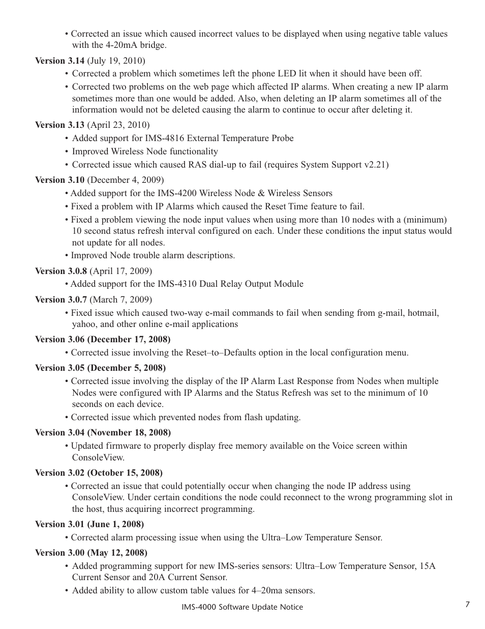 Sensaphone IMS-4000 Upgrade instructions User Manual | Page 7 / 18