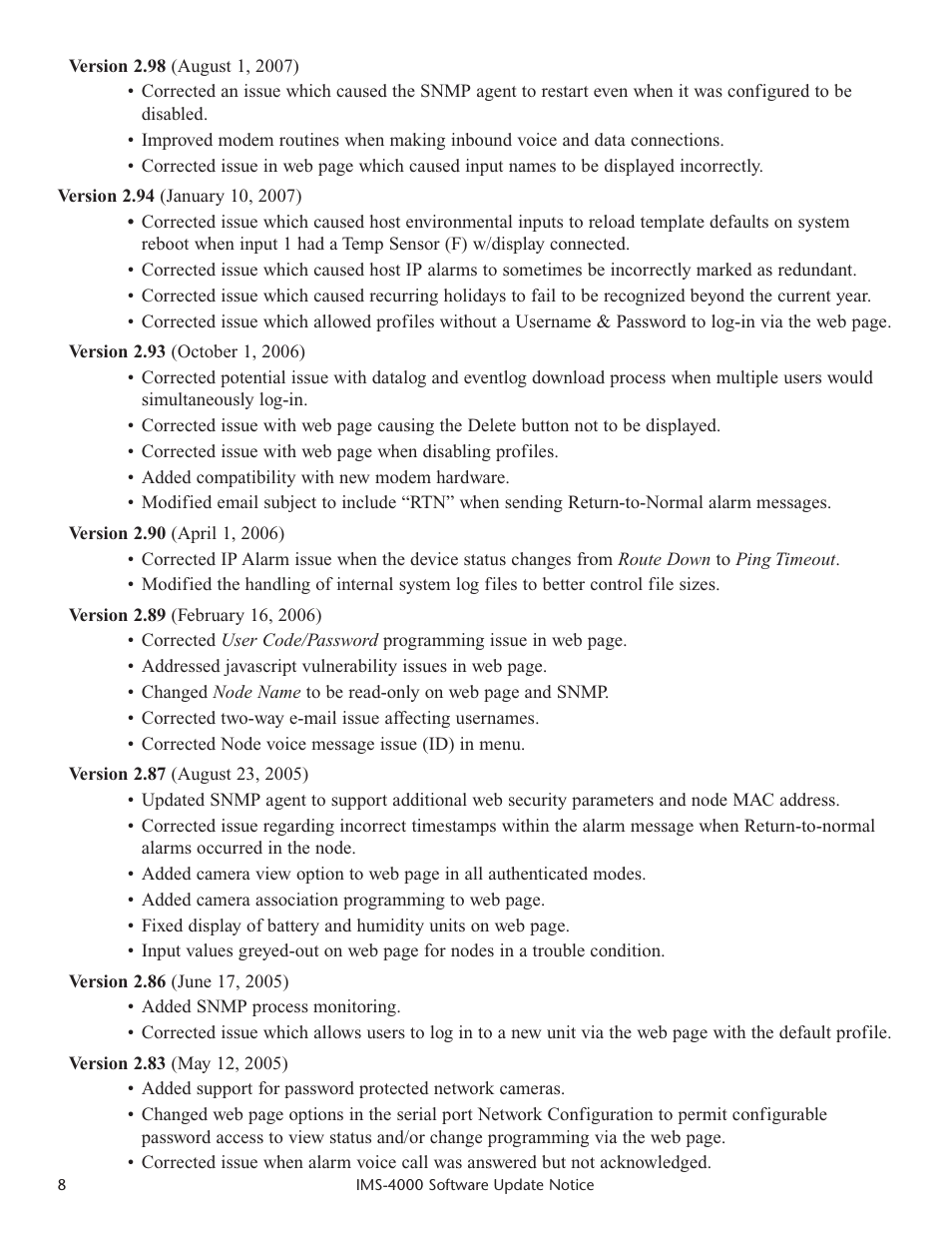 Sensaphone IMS-4000 Upgrade instructions User Manual | Page 8 / 18