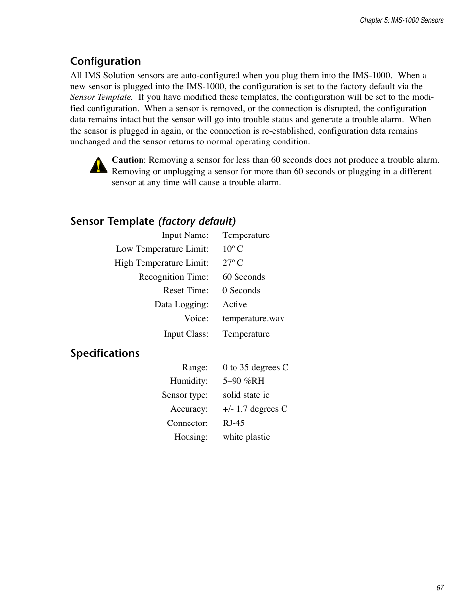 Sensaphone IMS-1000 Users manual User Manual | Page 67 / 114