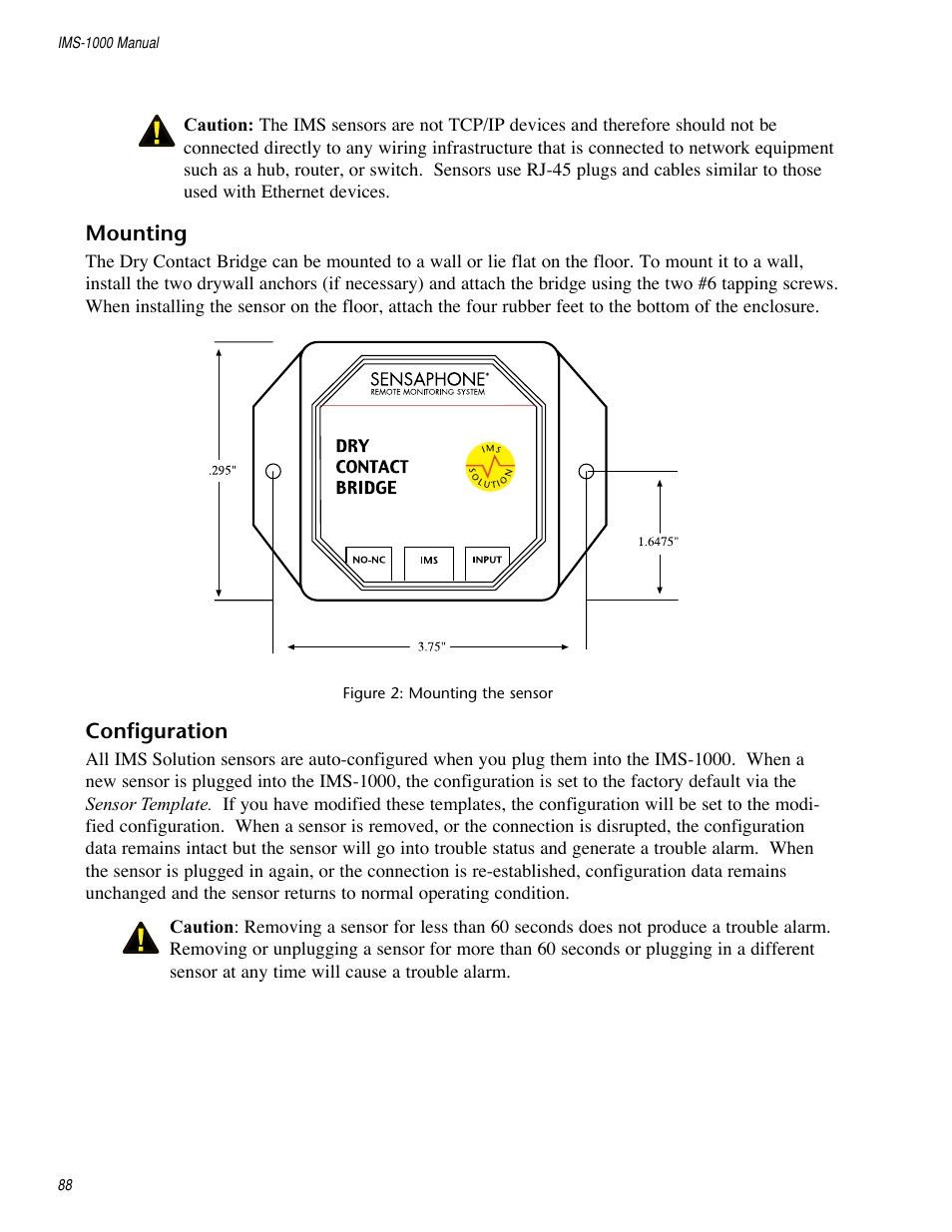 Sensaphone IMS-1000 Users manual User Manual | Page 88 / 114