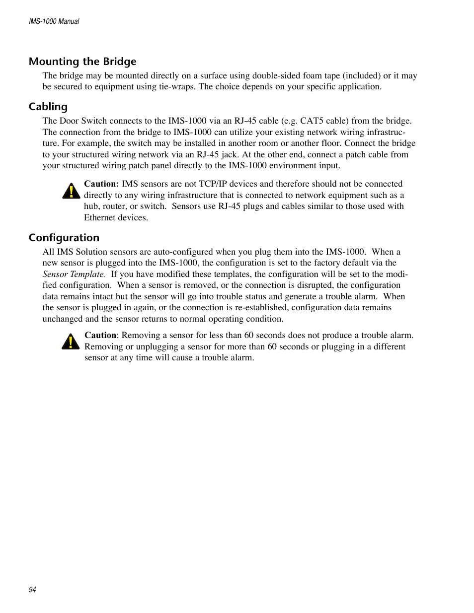 Sensaphone IMS-1000 Users manual User Manual | Page 94 / 114