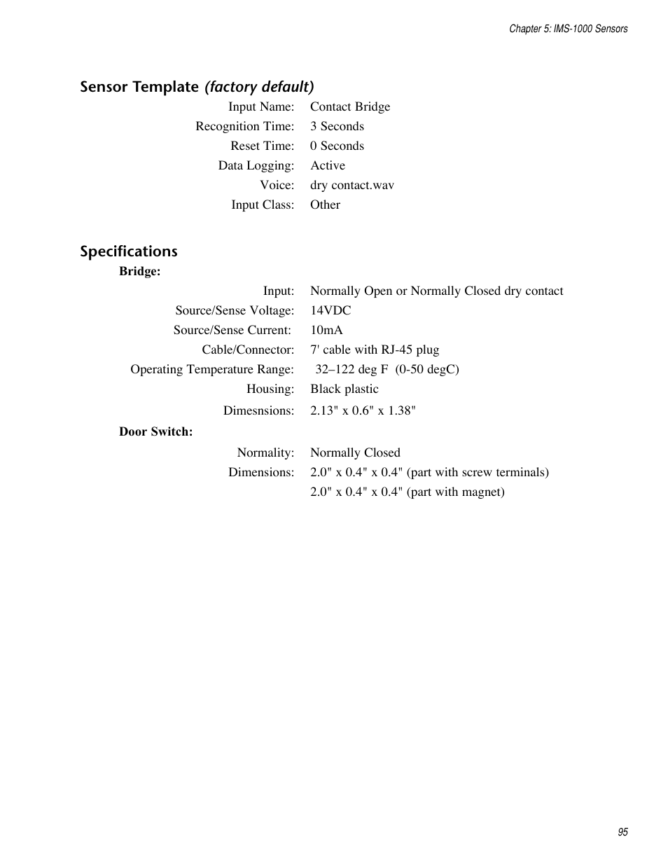 Sensaphone IMS-1000 Users manual User Manual | Page 95 / 114