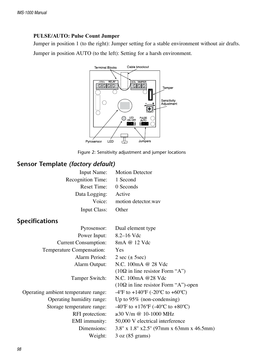 Sensaphone IMS-1000 Users manual User Manual | Page 98 / 114