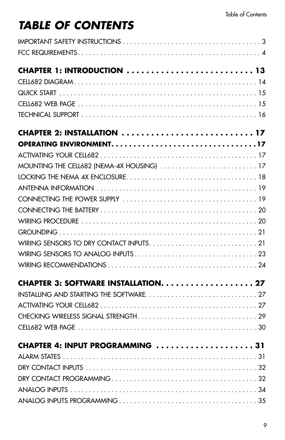 Sensaphone CELL682 User Manual | Page 11 / 88