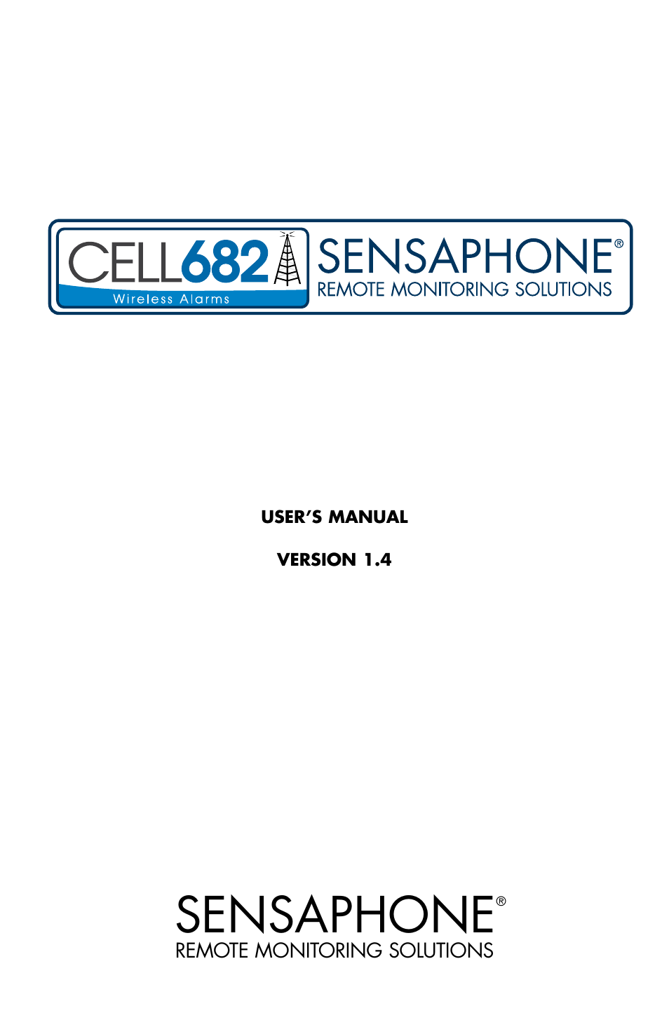 Sensaphone | Sensaphone CELL682 User Manual | Page 3 / 88