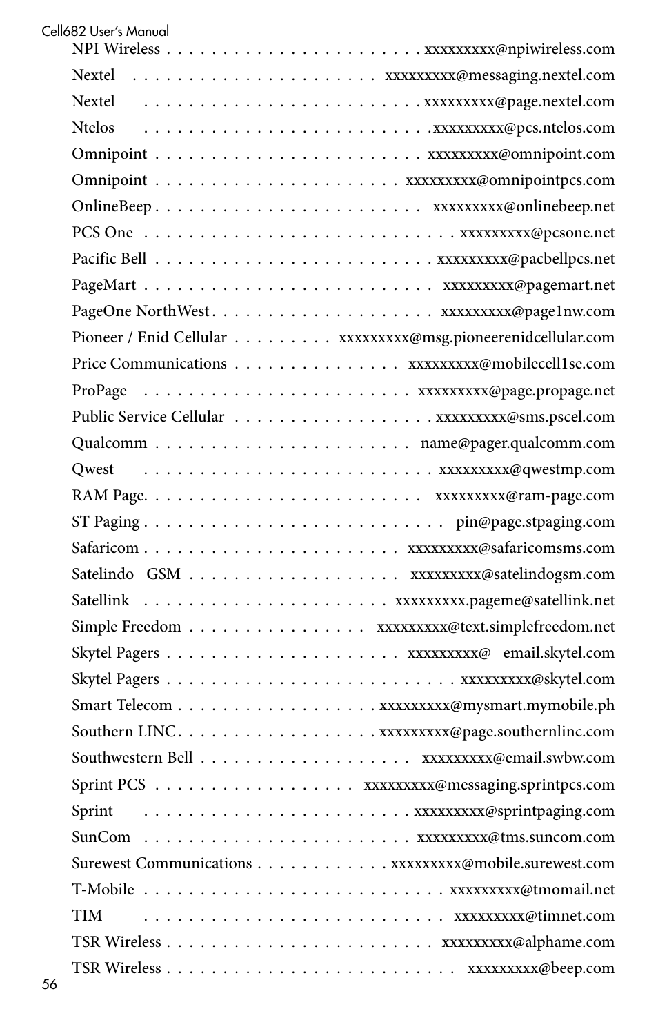 Sensaphone CELL682 User Manual | Page 58 / 88