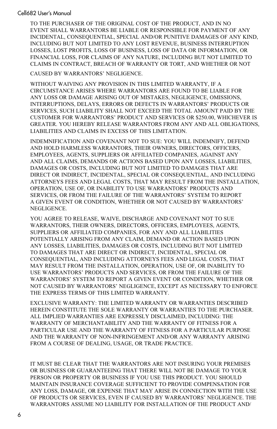 Sensaphone CELL682 User Manual | Page 8 / 88