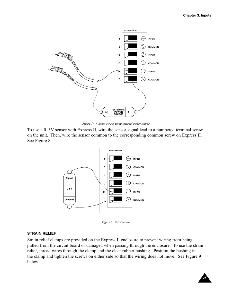 Strain relief | Sensaphone Express II User Manual | Page 23 / 94