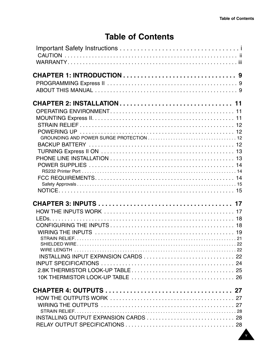 Sensaphone Express II User Manual | Page 7 / 94