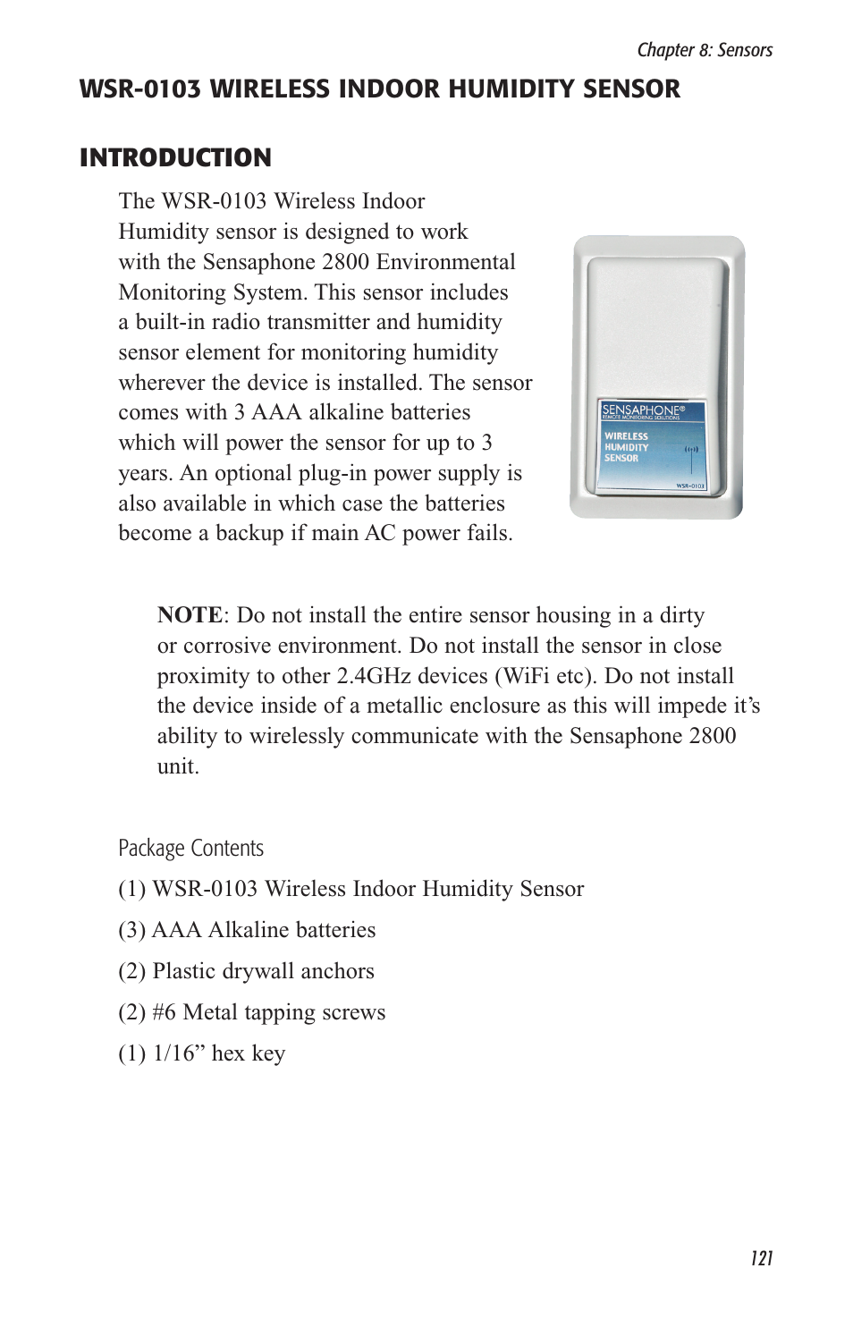 Sensaphone 2800 User Manual | Page 123 / 186