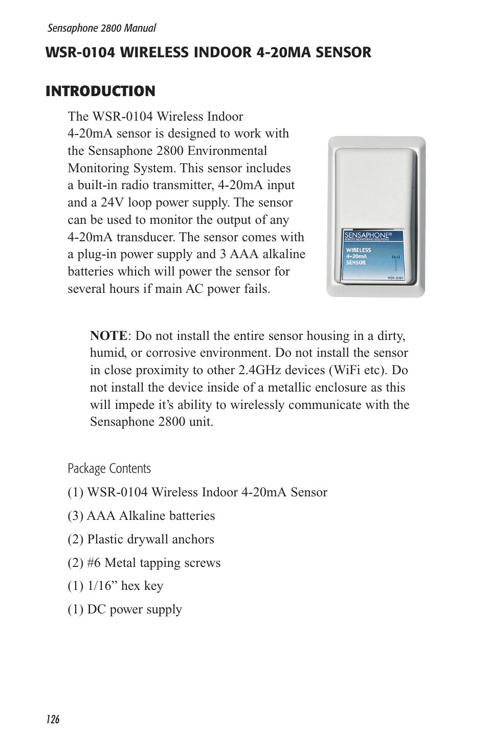 Sensaphone 2800 User Manual | Page 128 / 186
