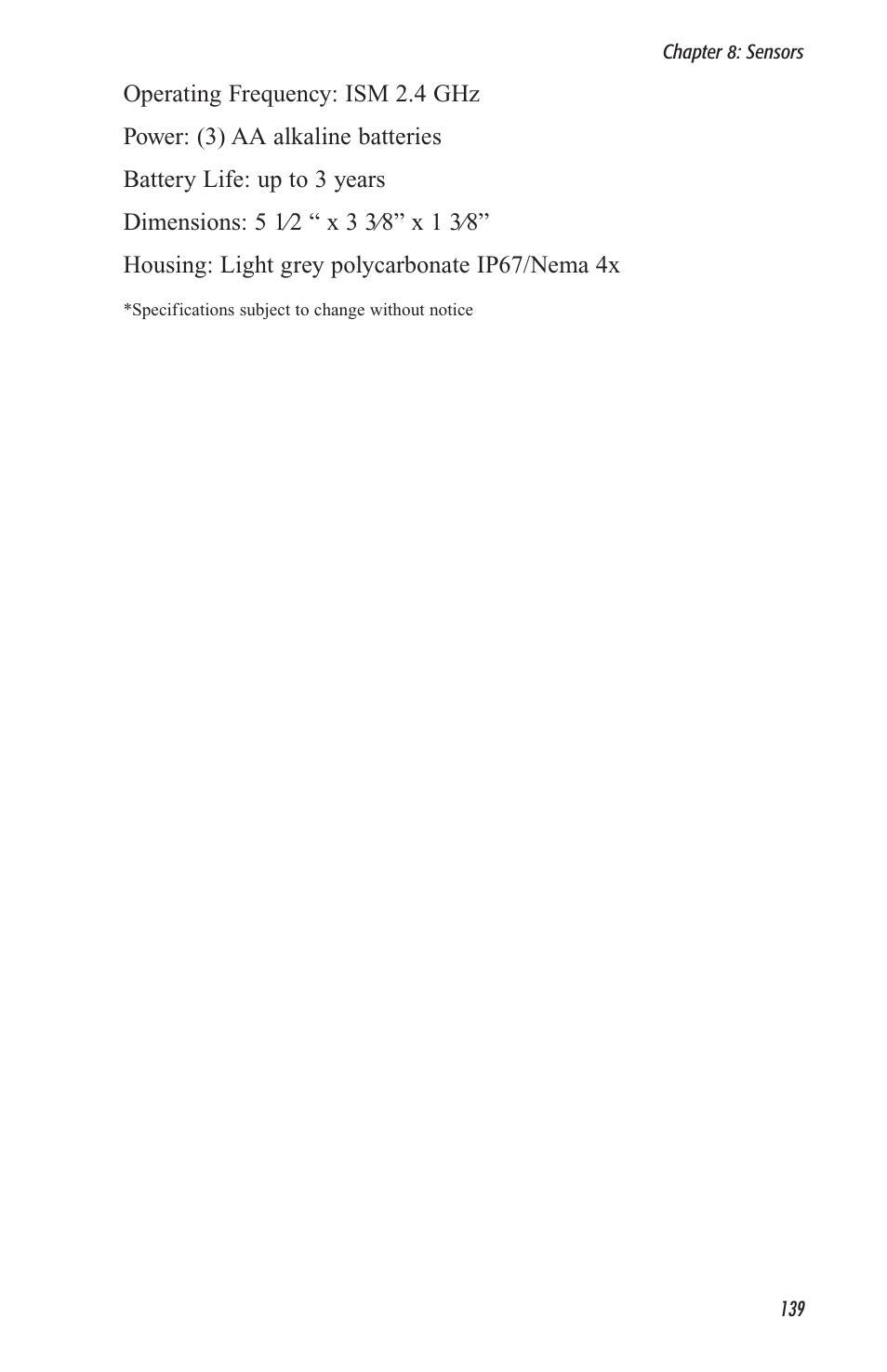 Sensaphone 2800 User Manual | Page 141 / 186