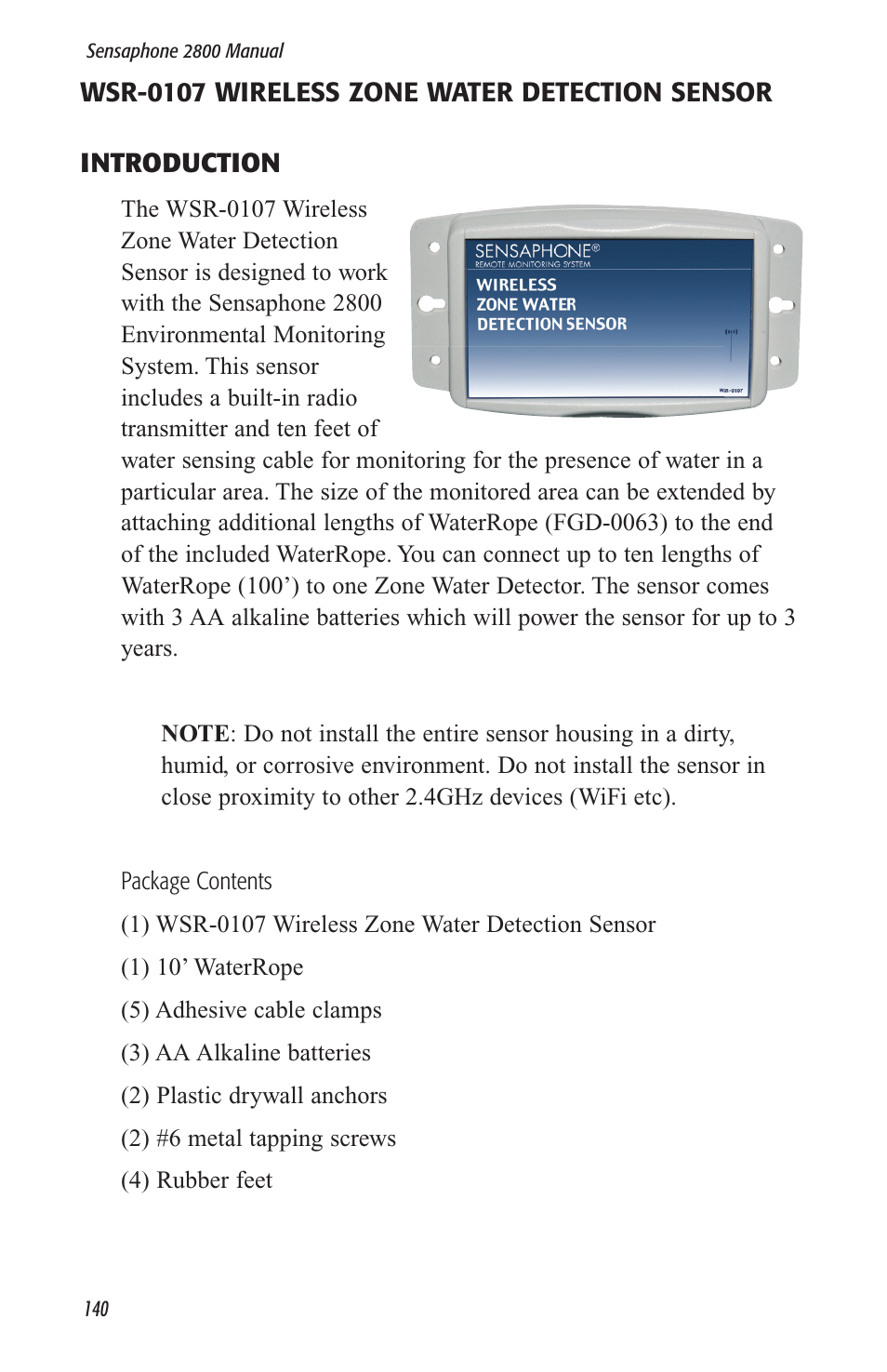 Sensaphone 2800 User Manual | Page 142 / 186