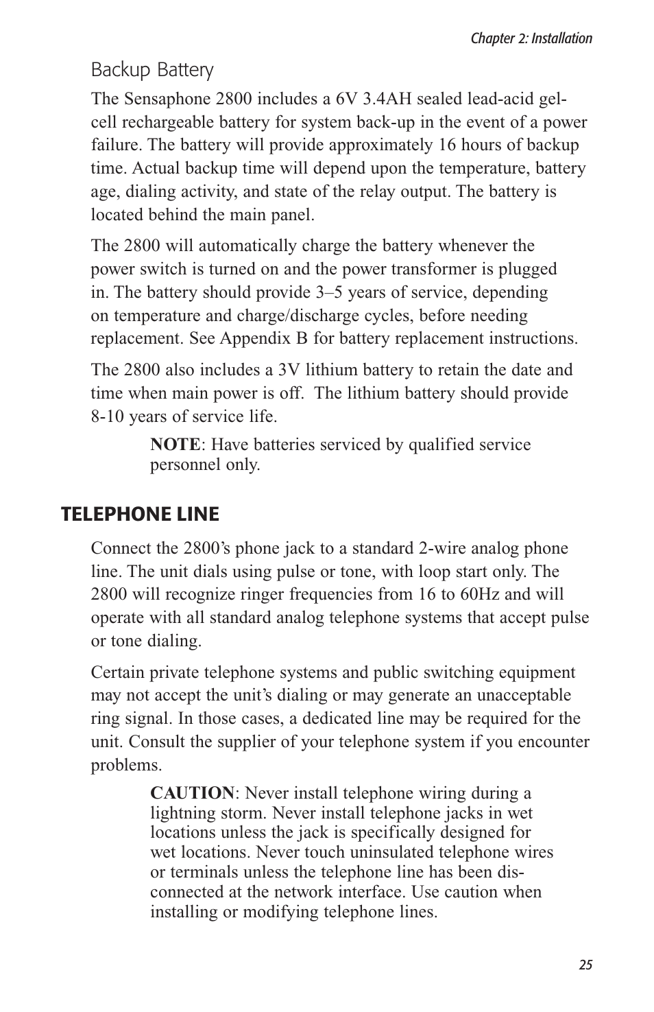 Sensaphone 2800 User Manual | Page 27 / 186