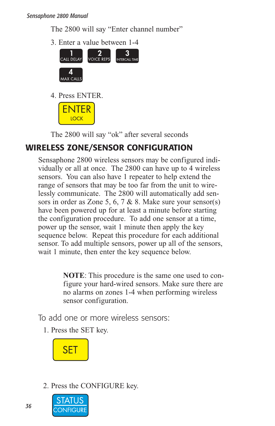 Sensaphone 2800 User Manual | Page 38 / 186
