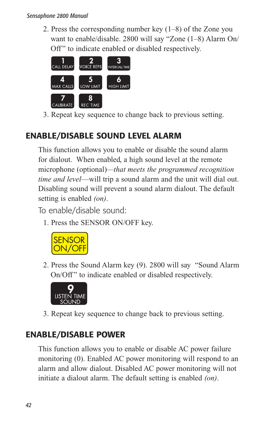 Sensaphone 2800 User Manual | Page 44 / 186