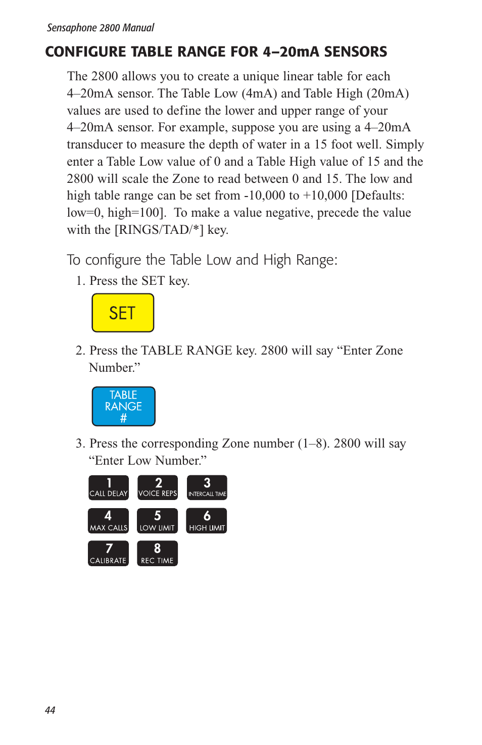 Sensaphone 2800 User Manual | Page 46 / 186