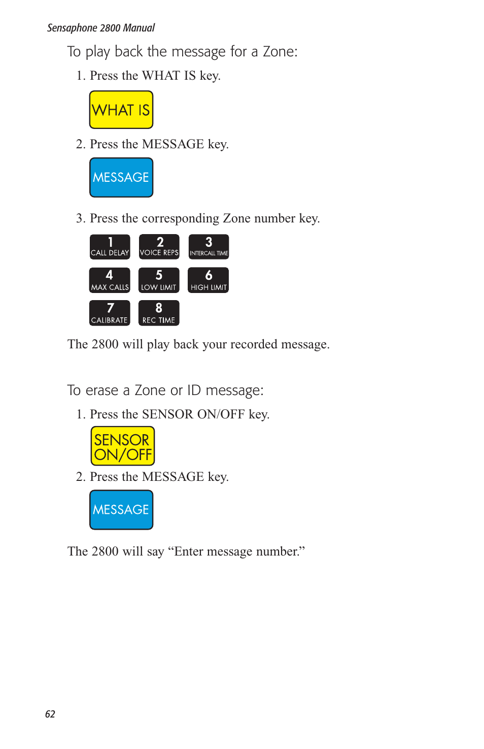 Sensaphone 2800 User Manual | Page 64 / 186