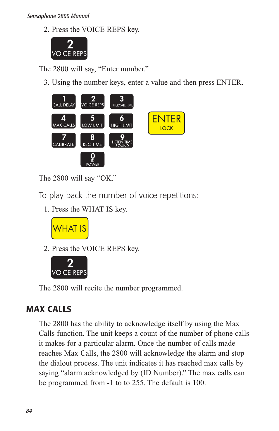 Sensaphone 2800 User Manual | Page 86 / 186