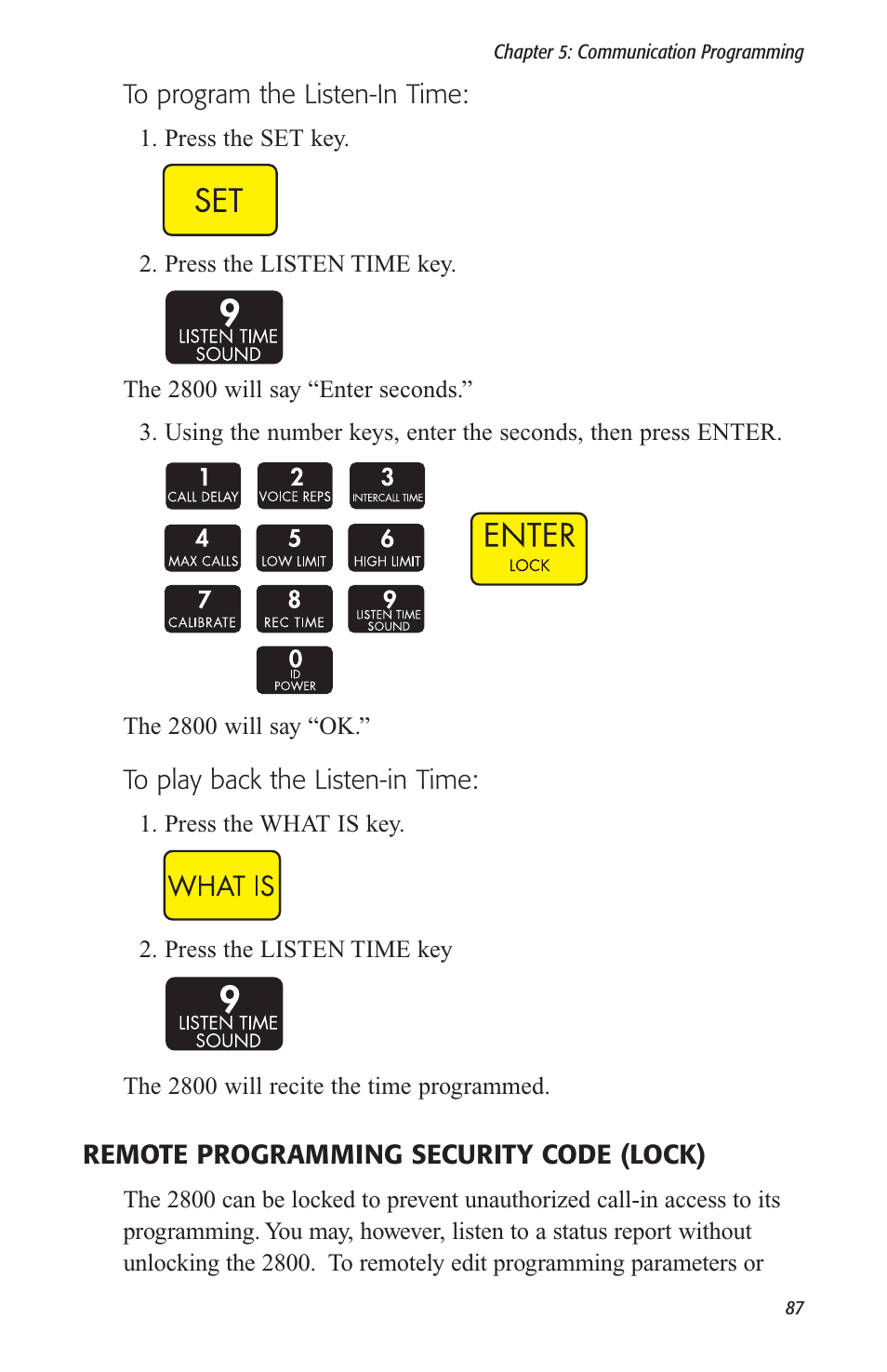 Sensaphone 2800 User Manual | Page 89 / 186