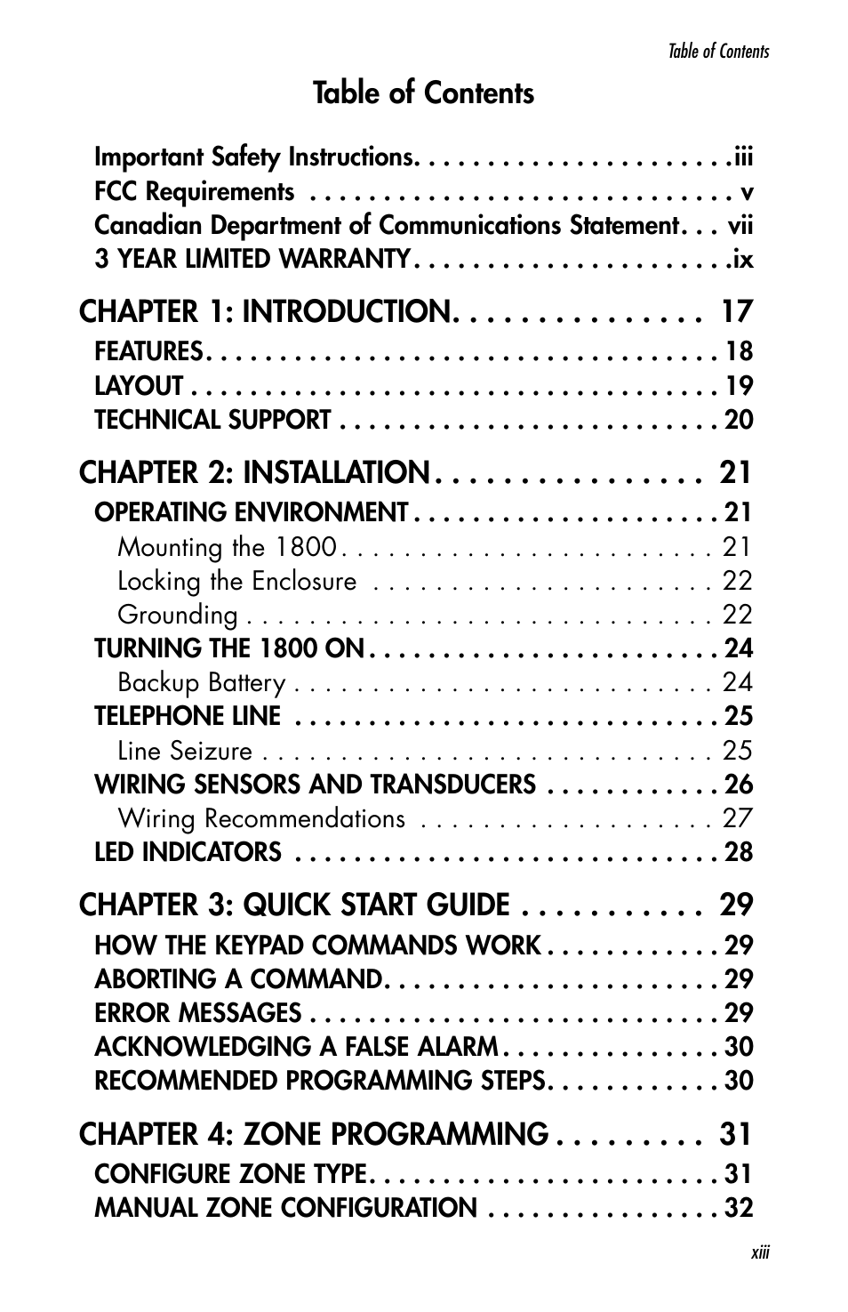 Sensaphone 1800 User Manual | Page 15 / 133