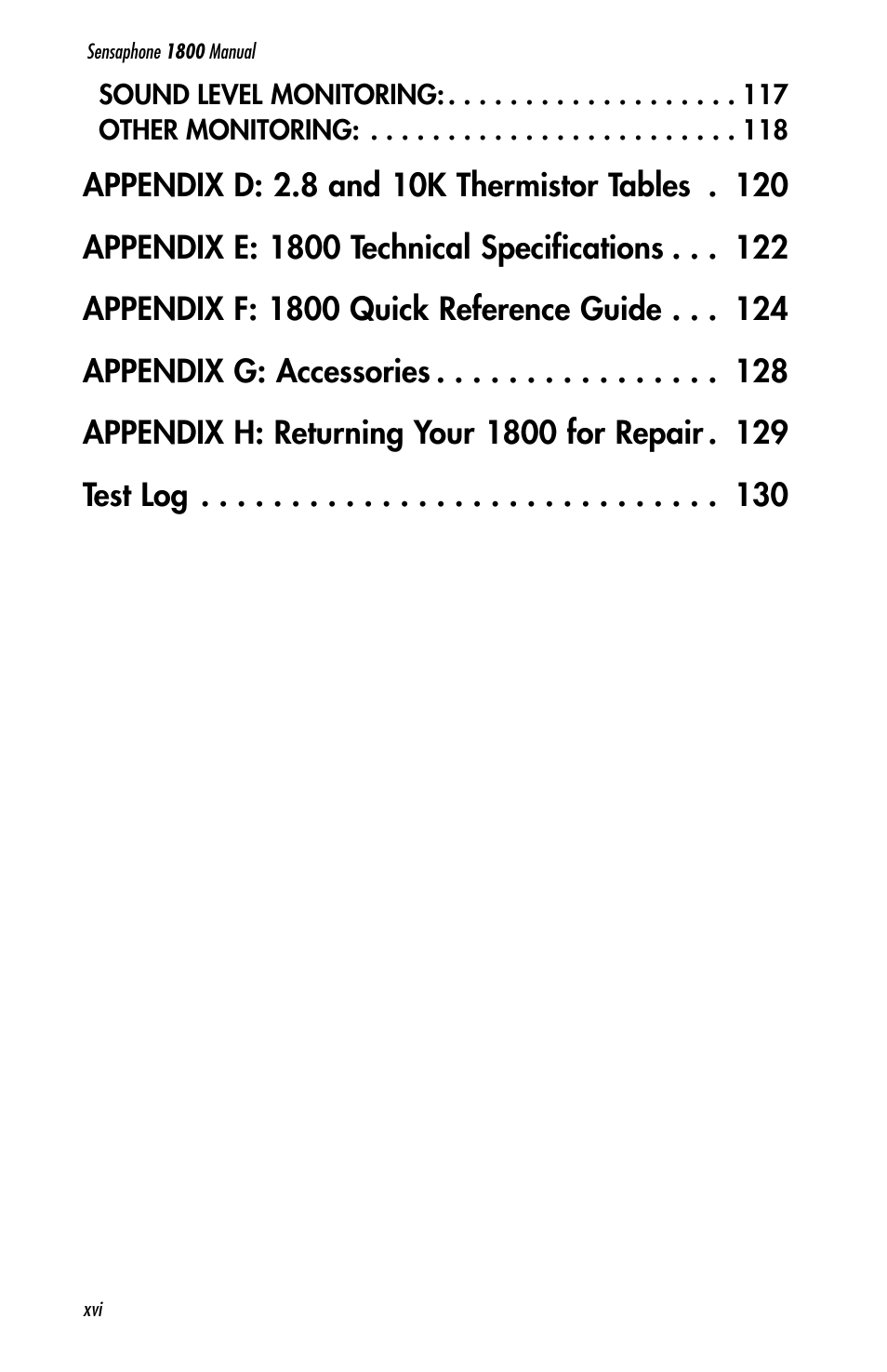 Sensaphone 1800 User Manual | Page 18 / 133