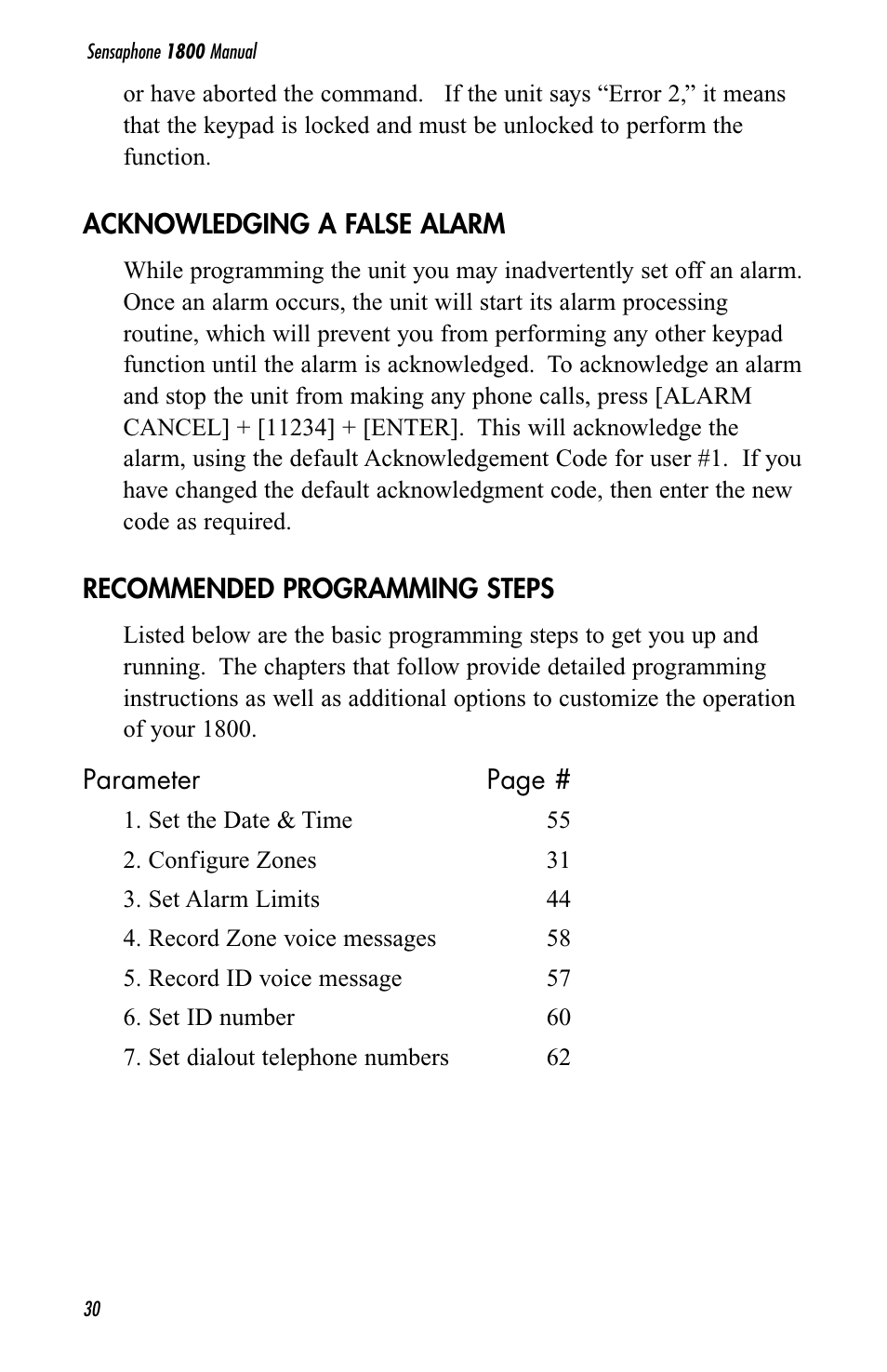 Sensaphone 1800 User Manual | Page 32 / 133