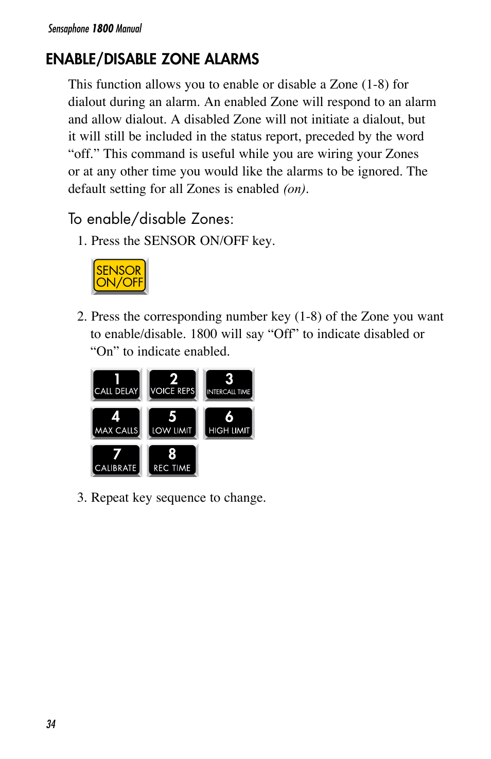 Sensaphone 1800 User Manual | Page 36 / 133