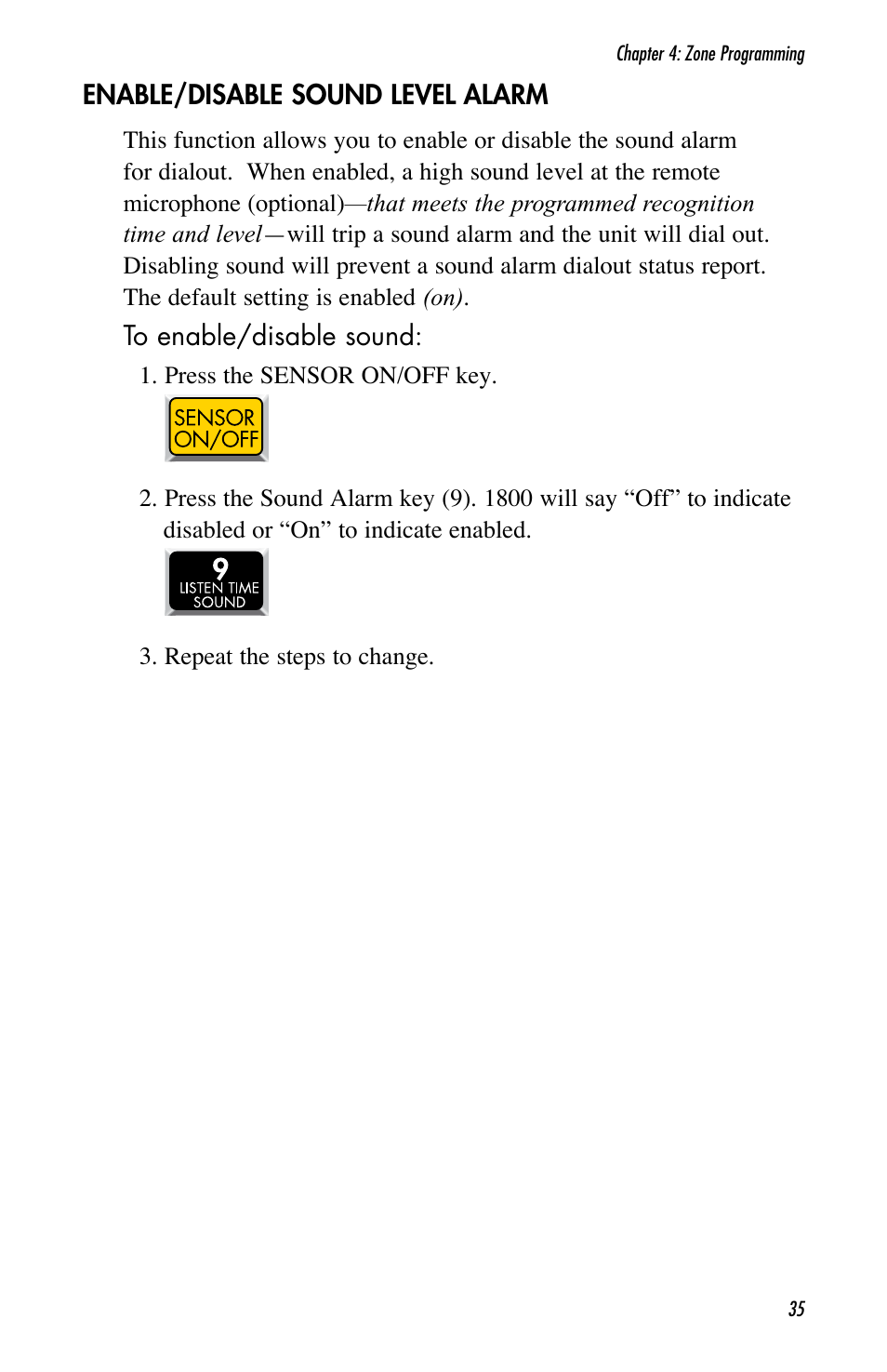 Sensaphone 1800 User Manual | Page 37 / 133