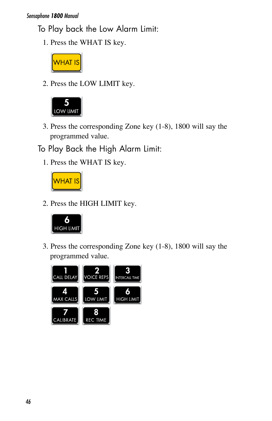 Sensaphone 1800 User Manual | Page 48 / 133