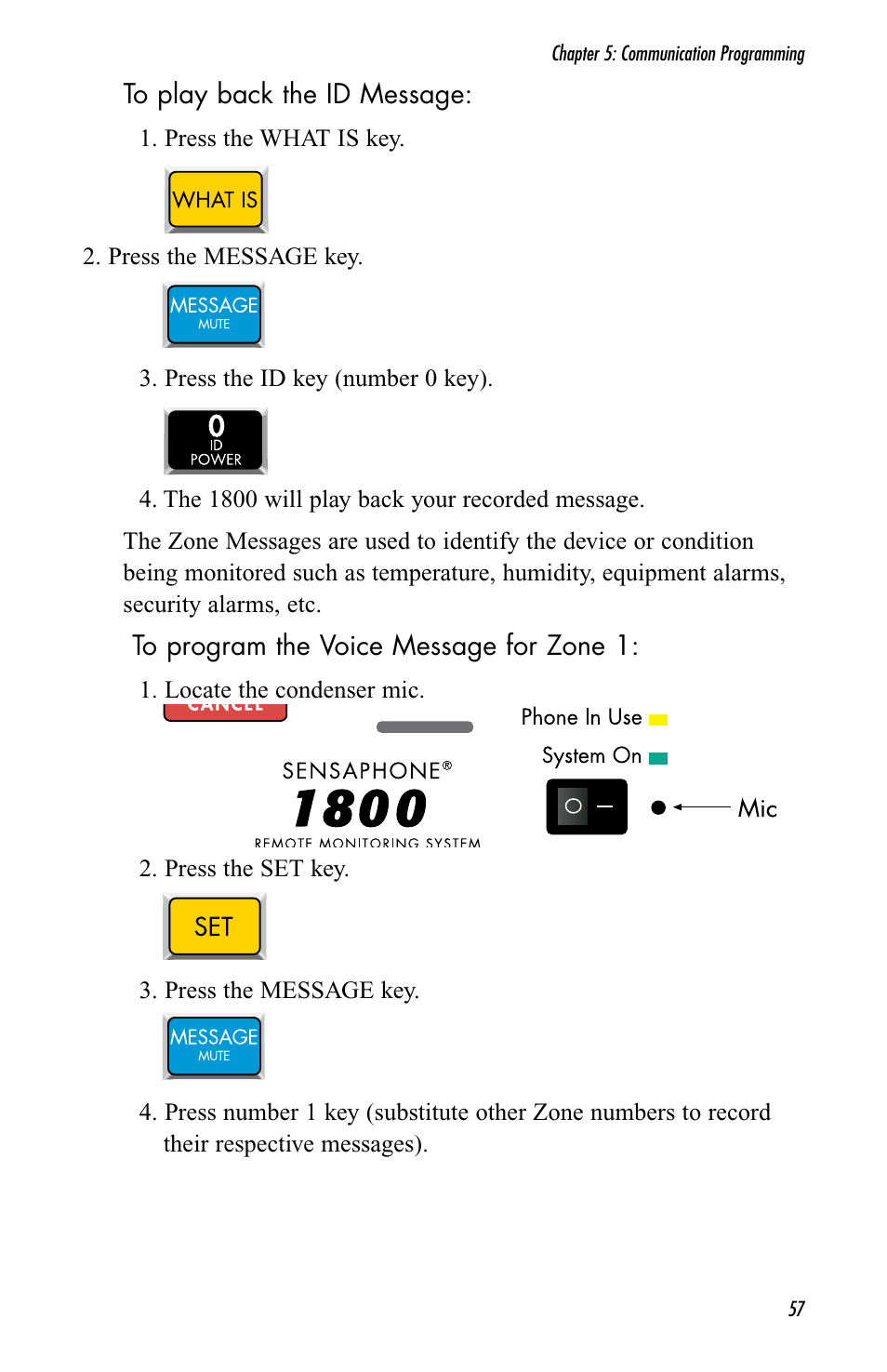 Sensaphone 1800 User Manual | Page 59 / 133