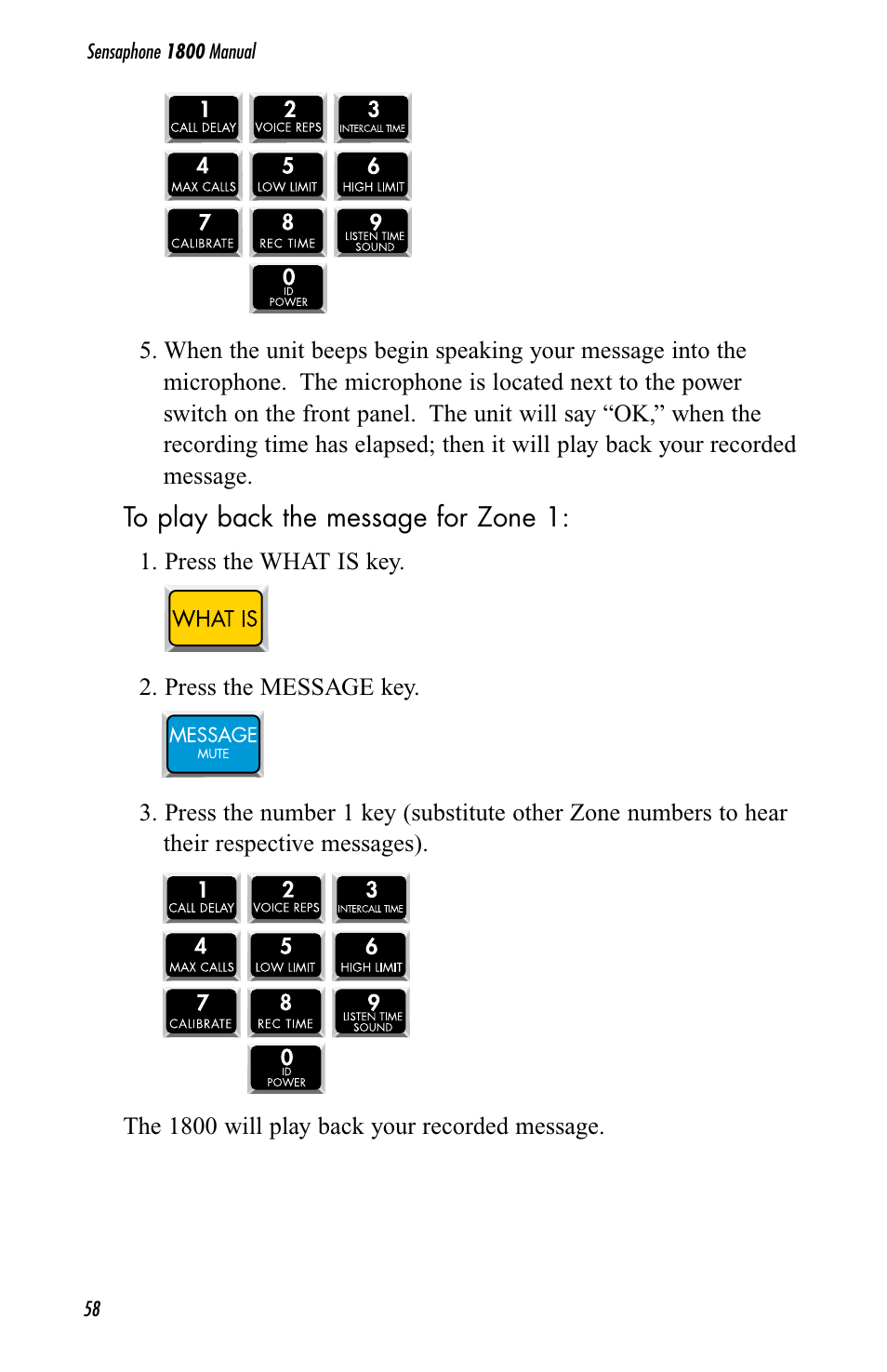 Sensaphone 1800 User Manual | Page 60 / 133