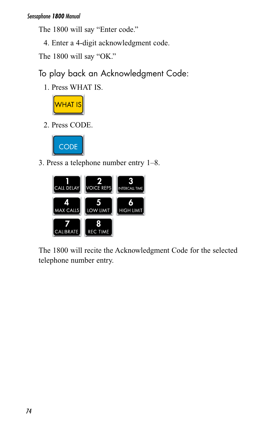 Sensaphone 1800 User Manual | Page 76 / 133