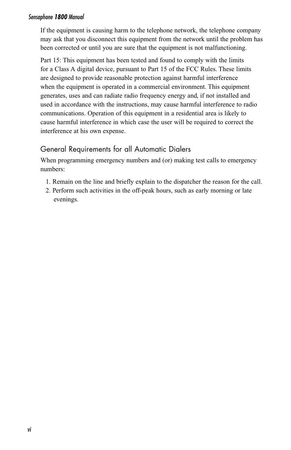 Sensaphone 1800 User Manual | Page 8 / 133