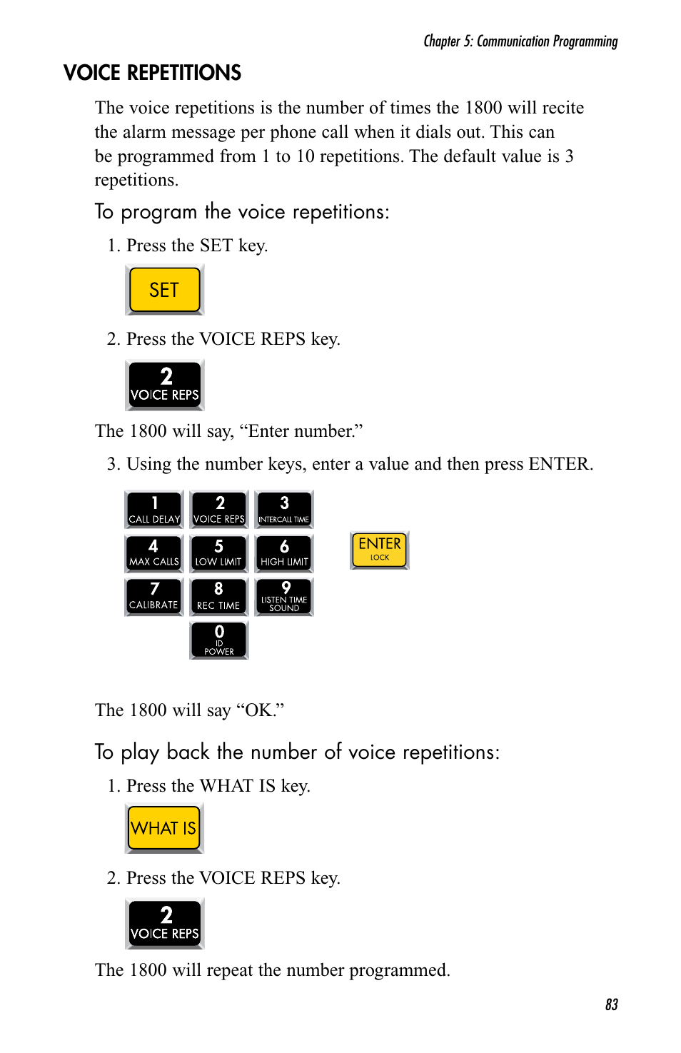 Sensaphone 1800 User Manual | Page 85 / 133