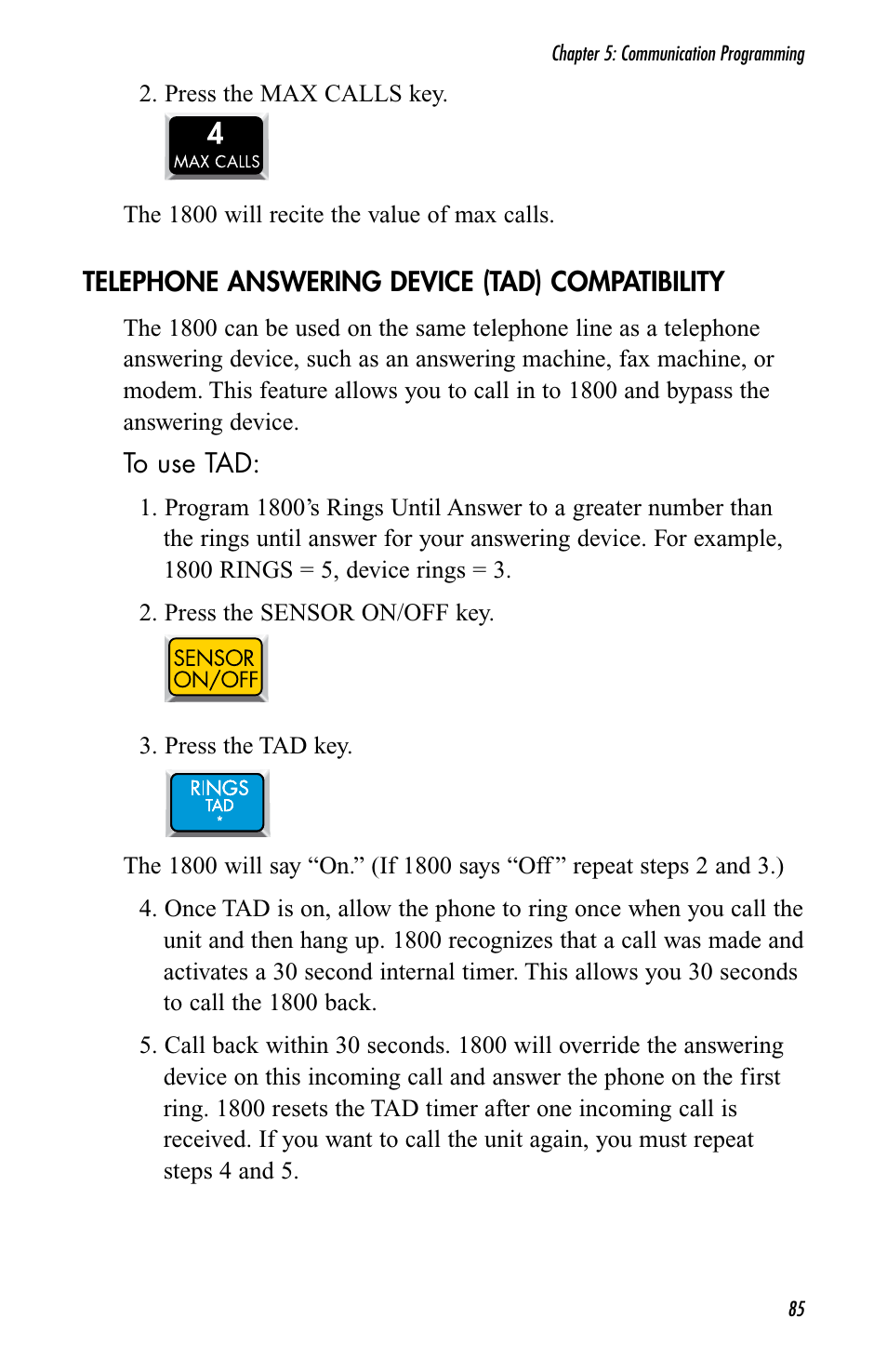 Sensaphone 1800 User Manual | Page 87 / 133